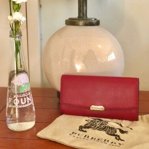 NEW Burberry Porter Smooth Calfskin Leather Wallet